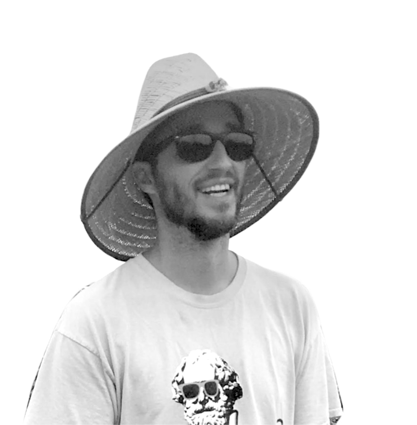 Mike in a Farmhat