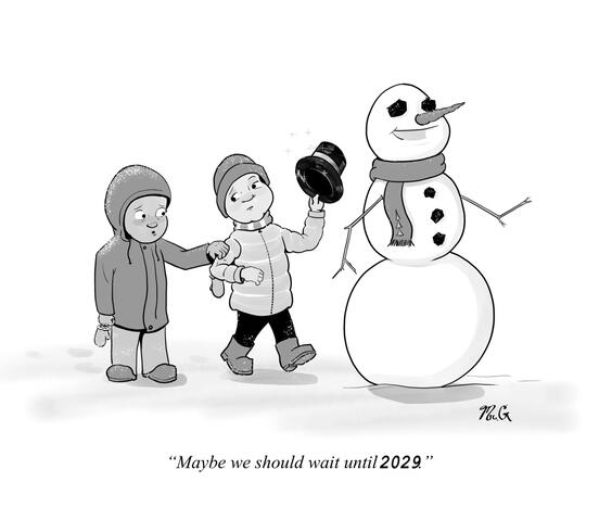 Frosty the Delayed Snowman
