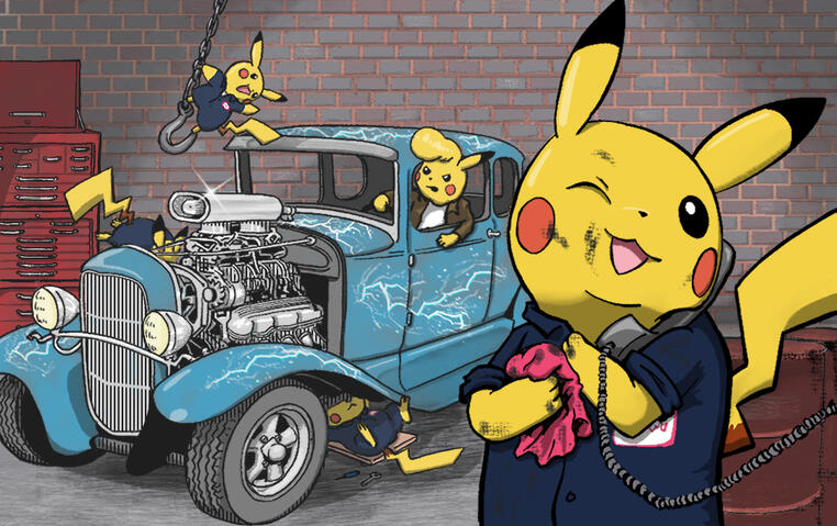 Pikachu Garage