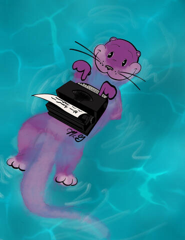 Typewriter Otter