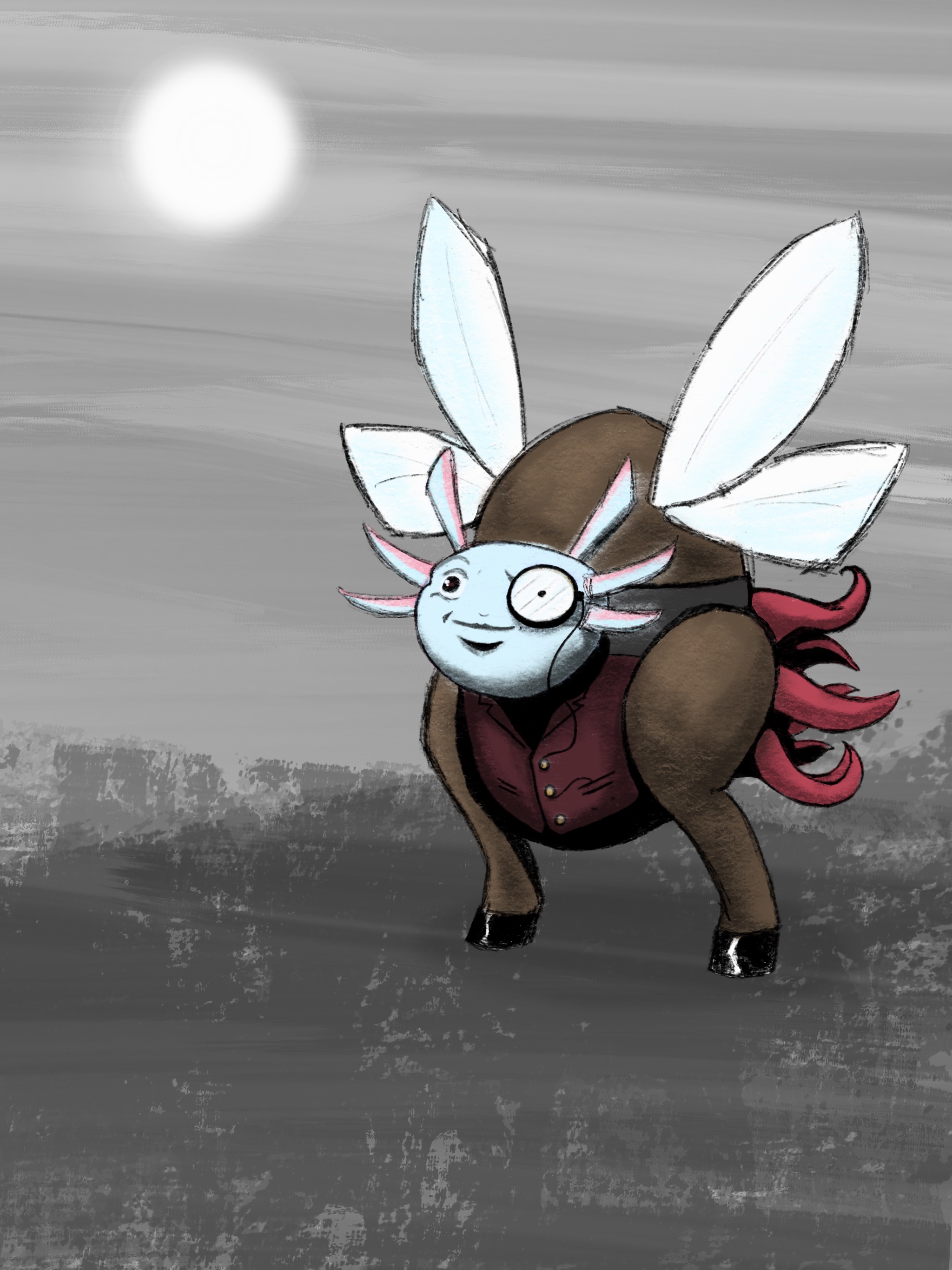 Axolotl Oxen Dragonfly